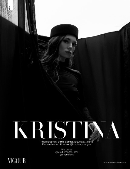 VIGOUR MAGAZINE Black And White | May 2025 | Issue 01, page 4