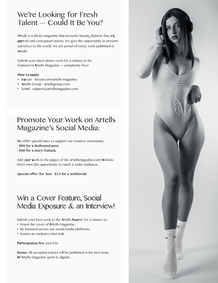 ARTELLS MAGAZINE - PORTRAIT AUGUST (Vol 3423), page 3