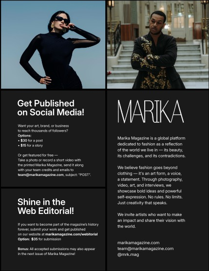 MARIKA MAGAZINE FASHION & GLAMOUR (ISSUE 6129 - January), page 2