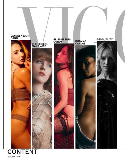 Вигор, журнал. Ню и будуар, октябрь 2026, выпуск 2 (VIGOUR MAGAZINE The Nude & Boudoir | October 2026 | Issue 02), page 2