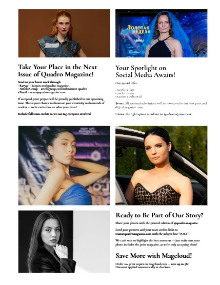 QUADRO MAGAZINE - FASHION & GLAMOUR JUNE (Vol 1646), page 3
