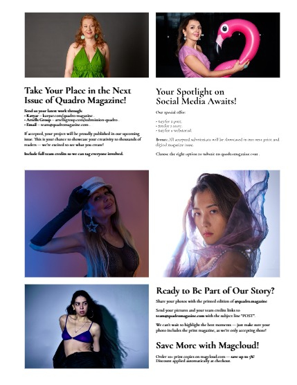 QUADRO MAGAZINE - PORTRAIT AUGUST (Vol 1708), page 3