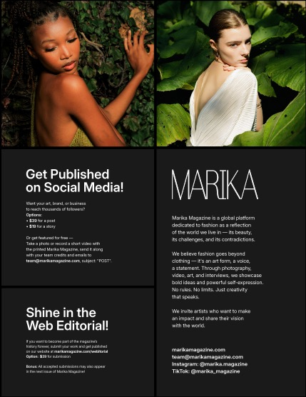 MARIKA MAGAZINE PORTRAIT (ISSUE 6419 - SEPTEMBER), page 2