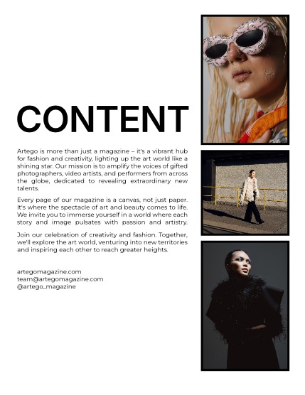 ARTEGO MAGAZINE - FASHION & GLAMOUR MAY Vol 838, page 2