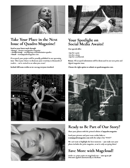 QUADRO MAGAZINE - PORTRAIT AUGUST (Vol 1256), page 3