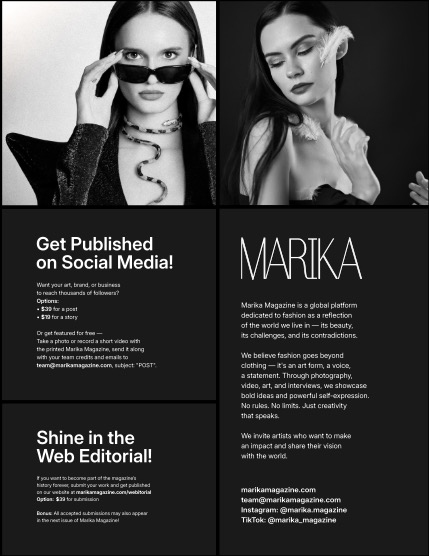 MARIKA MAGAZINE PORTRAIT (ISSUE 6427 - SEPTEMBER), page 2