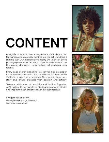 ARTEGO MAGAZINE - FINE-ART & AI AUGUST ISSUE 999, page 2