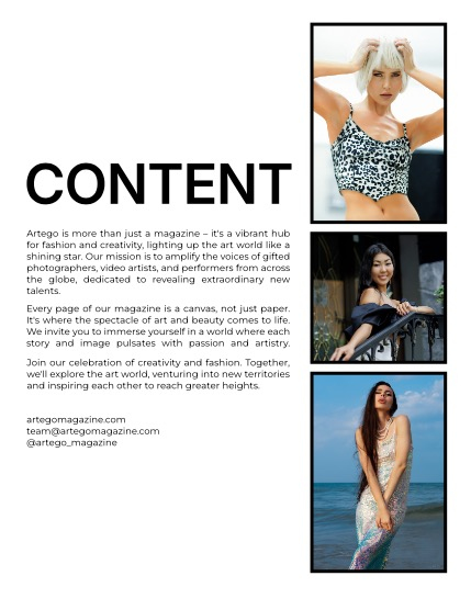ARTEGO MAGAZINE - PORTRAIT SEPTEMBER ISSUE 1067, page 2