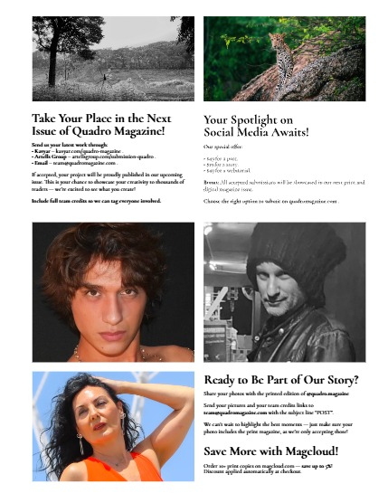 QUADRO MAGAZINE - PORTRAIT AUGUST (Vol 1713), page 3