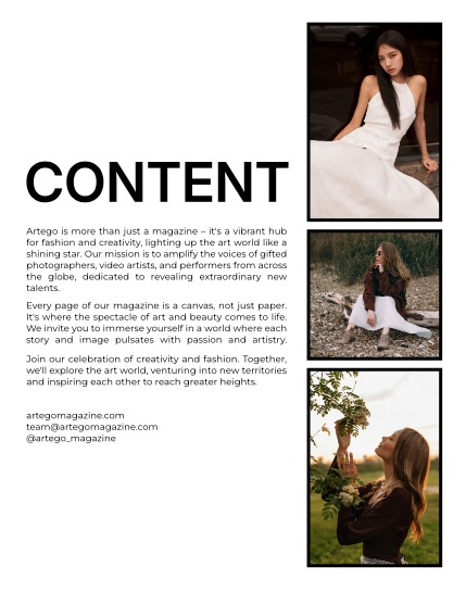 ARTEGO MAGAZINE - PORTRAIT JULY ISSUE 960, page 2