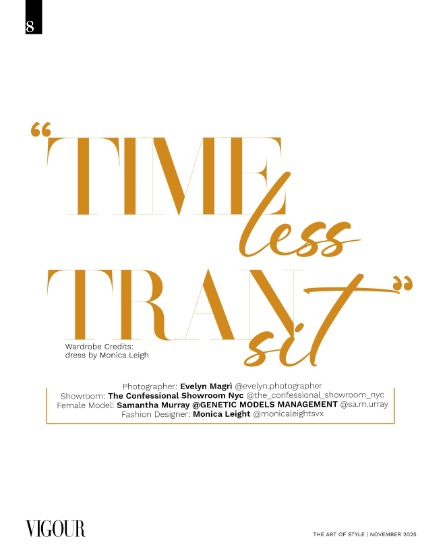 VIGOUR MAGAZINE The Art of Style | November 2025 | Issue 02, page 8