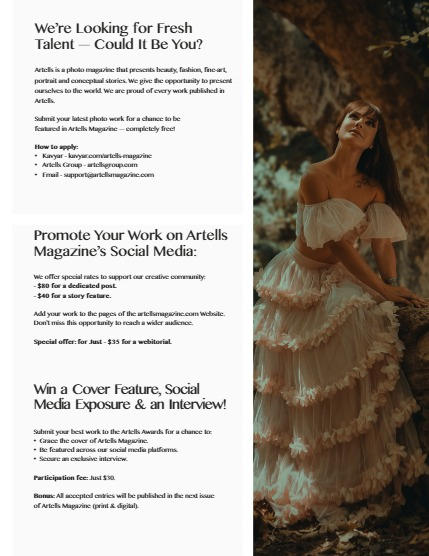 ARTELLS MAGAZINE - PORTRAIT AUGUST (Vol 3493), page 3