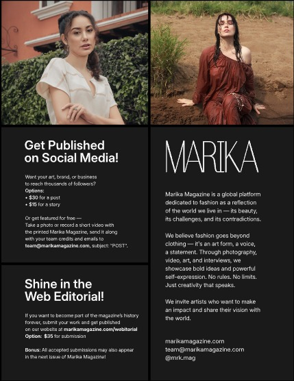 MARIKA MAGAZINE PORTRAIT (ISSUE 5993 - October), page 2