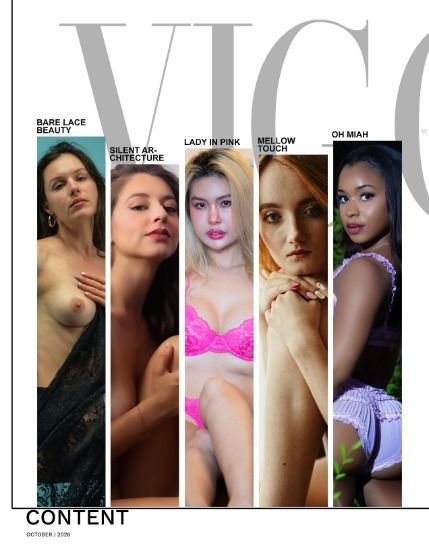 Вигор, журнал. Ню и будуар, октябрь 2026, выпуск 3 (VIGOUR MAGAZINE The Nude & Boudoir | October 2026 | Issue 03), page 2