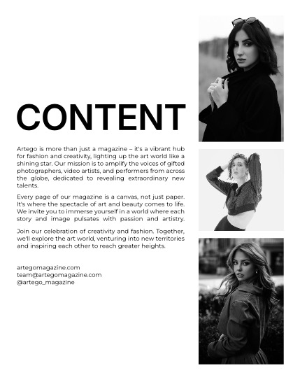 ARTEGO MAGAZINE - PORTRAIT JANUARY ISSUE 644, page 2
