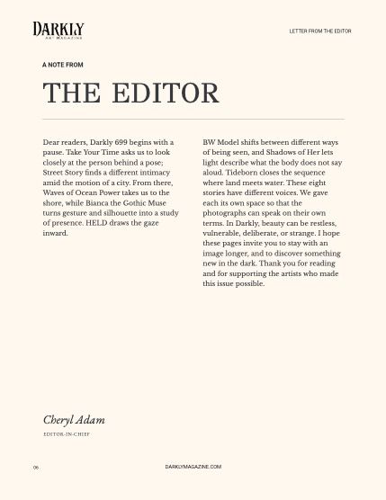 Даркли, журнал. Сентябрь 2026, выпуск 700 (Darkly Issue 700, September 2026), page 6