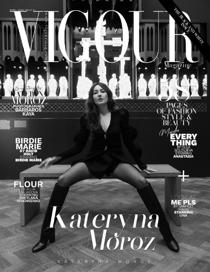 VIGOUR MAGAZINE Black And White | April 2025 | Issue 01, page 1