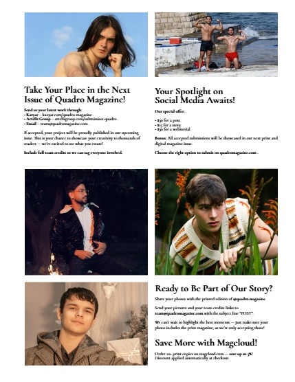 QUADRO MAGAZINE - MEN FEBRUARY (Vol 1449), page 3