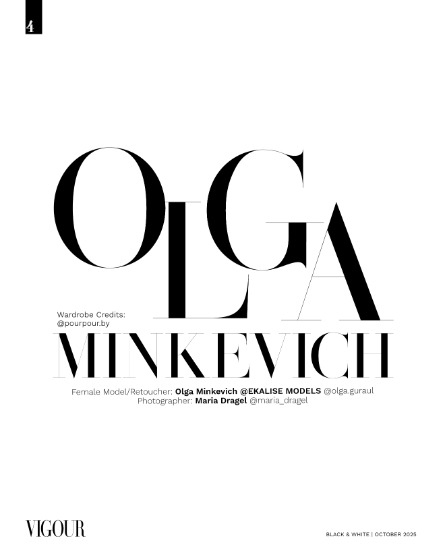 VIGOUR MAGAZINE The Black And White | October 2025 | Issue 04, page 4