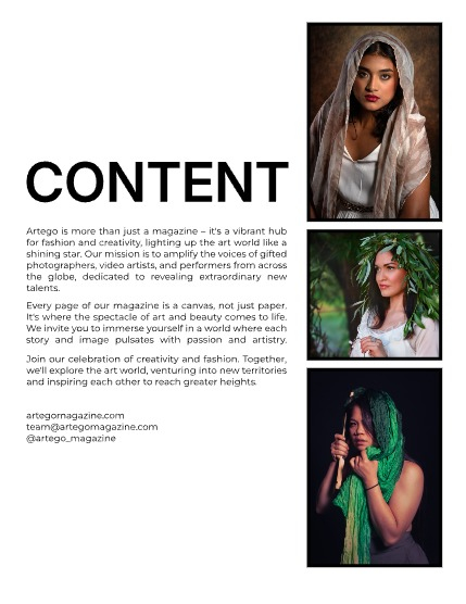 ARTEGO MAGAZINE - PORTRAIT OCTOBER ISSUE 1097, page 2