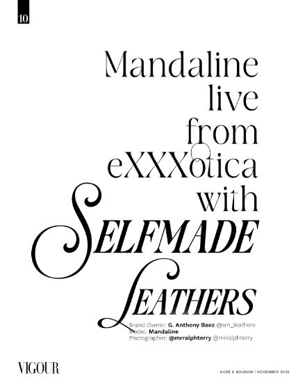 VIGOUR MAGAZINE The Nude & Boudoir | November 2025 | Issue 04, page 10