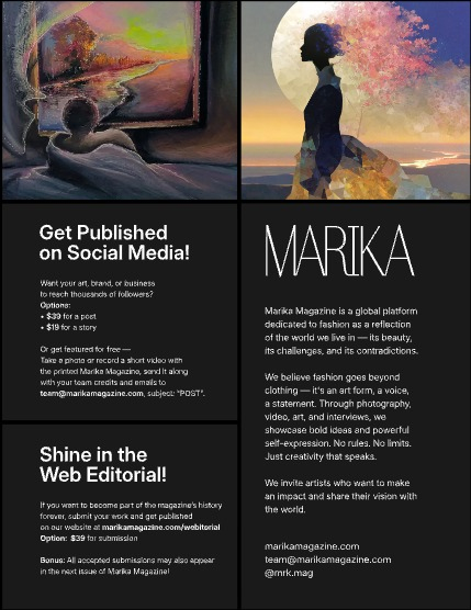 MARIKA MAGAZINE FINE-ART & AI (ISSUE 6277 - MAY), page 2