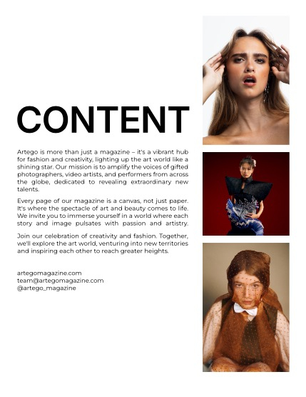 ARTEGO MAGAZINE - FASHION & GLAMOUR APRIL ISSUE 786, page 2