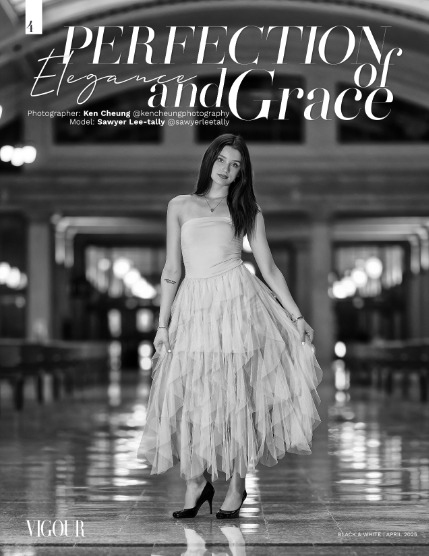 VIGOUR MAGAZINE Black And White | April 2025 | Issue 02, page 4