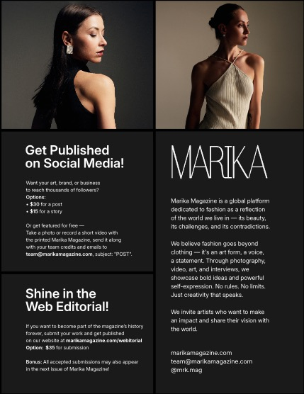 MARIKA MAGAZINE PORTRAIT (ISSUE 5818 - JULY), page 2