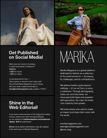 MARIKA MAGAZINE FASHION & GLAMOUR (ISSUE 6011 - NOVEMBER) , page 2