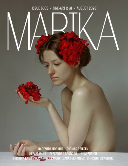 Марика, журнал. Искусство и ИИ, август, выпуск 6365 (MARIKA MAGAZINE FINE-ART & AI (ISSUE 6365 - AUGUST)), page 1