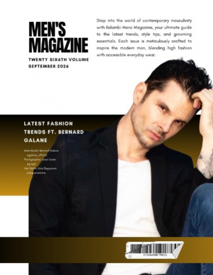Kelambi Magazine Men Fashion Portrait September Edition Vol 026, page 2