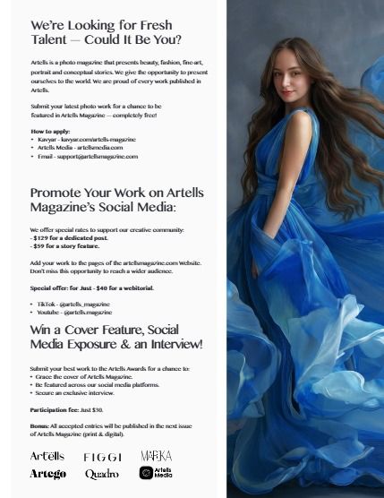 Артеллс, журнал. Портрет, октябрь, выпуск 4326 (ARTELLS MAGAZINE - PORTRAIT OCTOBER (Vol 4326)), page 3