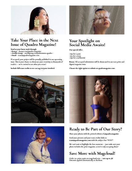 QUADRO MAGAZINE - FASHION & GLAMOUR AUGUST (Vol 1247), page 3