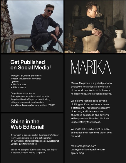 MARIKA MAGAZINE MEN (ISSUE 5945 - OCTOBER), page 2