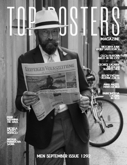 TOP POSTERS MAGAZINE - MEN SEPTEMBER (Vol 1292), page 1