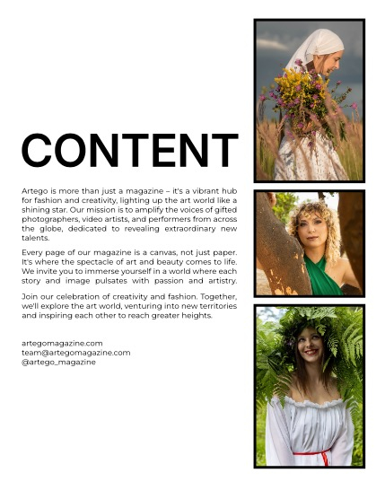 ARTEGO MAGAZINE - PORTRAIT SEPTEMBER ISSUE 1065, page 2