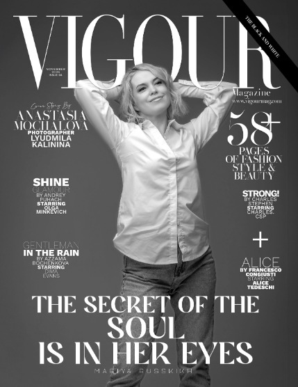 VIGOUR MAGAZINE The Black And White | October 2025 | Issue 04, page 1