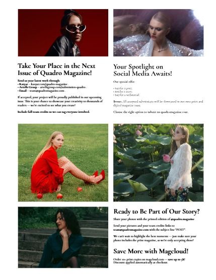 Квадро, журнал. Мода и гламур, октябрь, выпуск 1734 (QUADRO MAGAZINE - FASHION & GLAMOUR OCTOBER (Vol 1734)), page 3