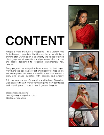 ARTEGO MAGAZINE - PORTRAIT AUGUST ISSUE 1025, page 2