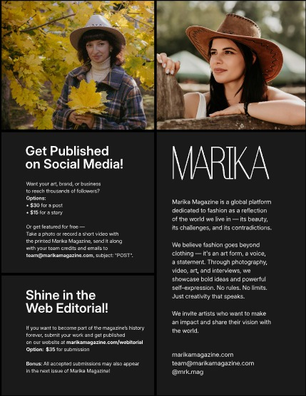 MARIKA MAGAZINE PORTRAIT (ISSUE 6053 - NOVEMBER), page 2