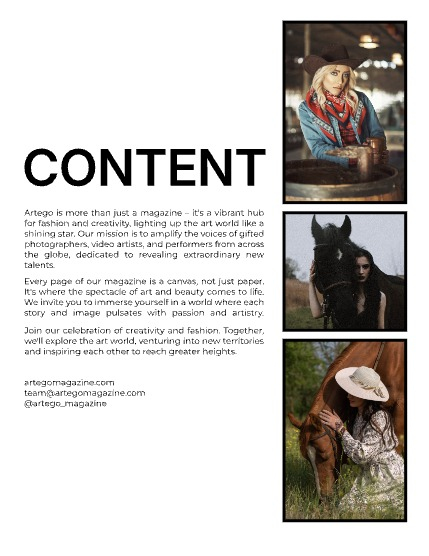 ARTEGO MAGAZINE - PORTRAIT MAY ISSUE 1363, page 2