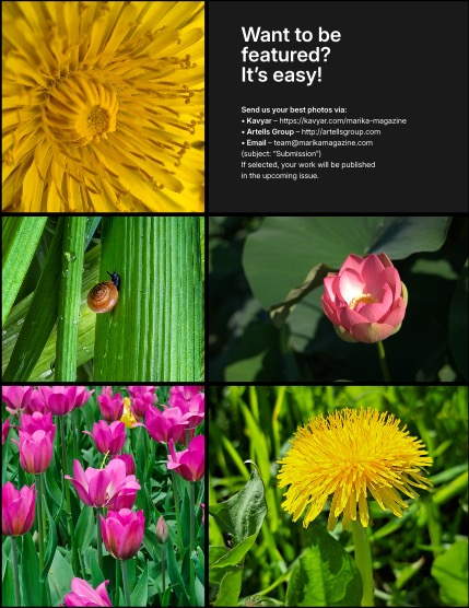 MARIKA MAGAZINE NATURE & TRAVELS (ISSUE 5725 - JUNE), page 3