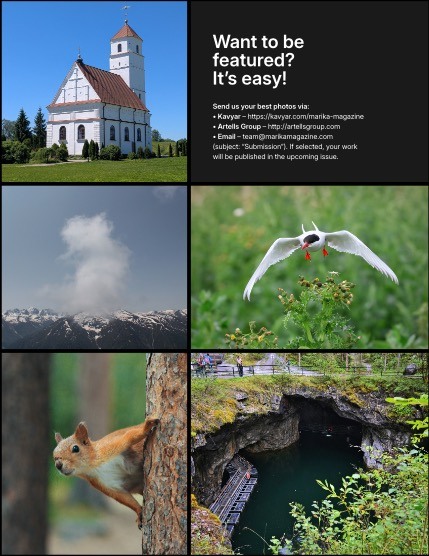 MARIKA MAGAZINE NATURE & TRAVELS (ISSUE 5833 - AUGUST), page 3