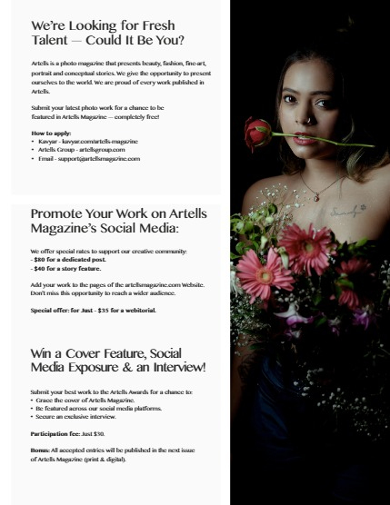 ARTELLS MAGAZINE - PORTRAIT SEPTEMBER (Vol 3571), page 3