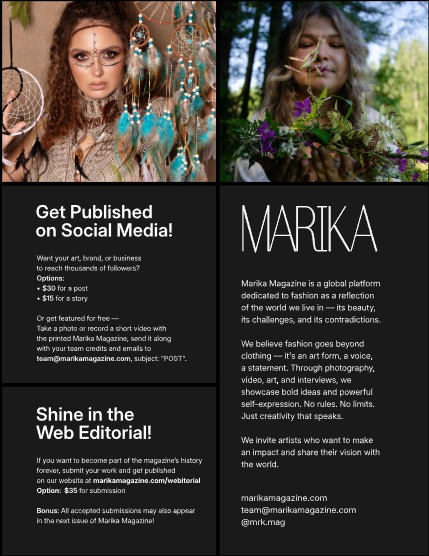 MARIKA MAGAZINE PORTRAIT (ISSUE 6044 - NOVEMBER), page 2