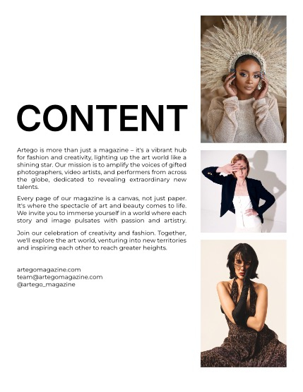 ARTEGO MAGAZINE - FASHION & GLAMOUR APRIL ISSUE 785, page 2