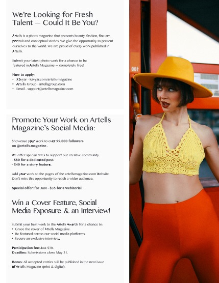 ARTELLS MAGAZINE - PORTRAIT JUNE (Vol 3309), page 3