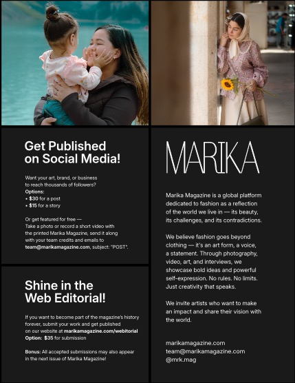 MARIKA MAGAZINE PORTRAIT (ISSUE 5819 - JULY), page 2