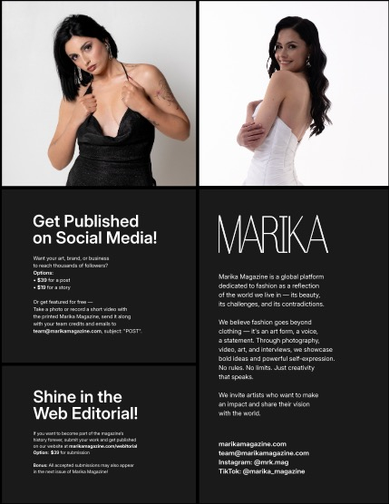MARIKA MAGAZINE PORTRAIT (ISSUE 6353 - JULY), page 2
